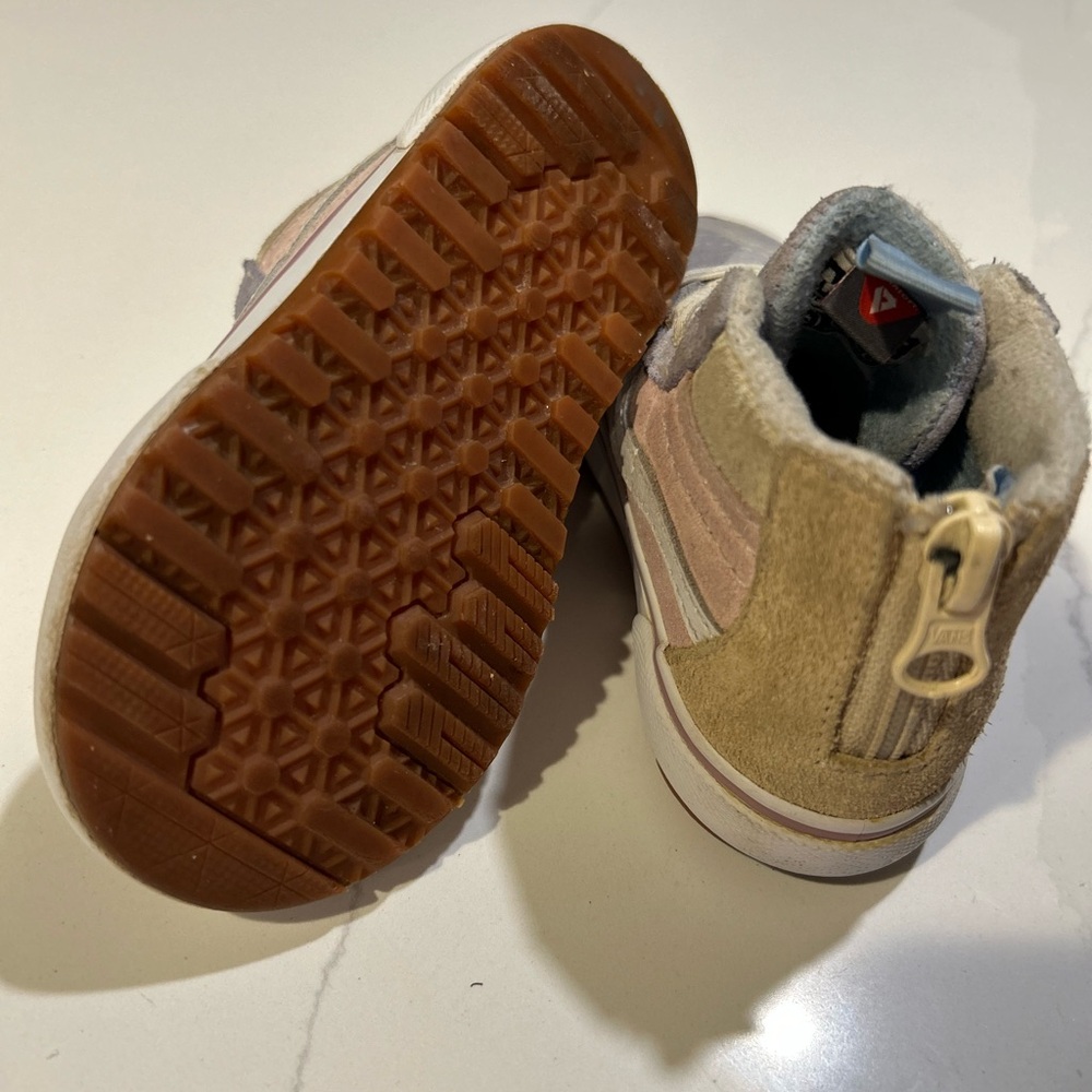 Vans Sk8-Hi ZIP MTE-1 'Light Blue Pink Yellow' - Picture 6 of 9
